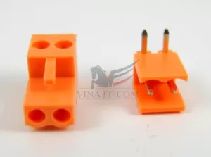 Terminal Block 2 Pin 3.96 Chân Cong